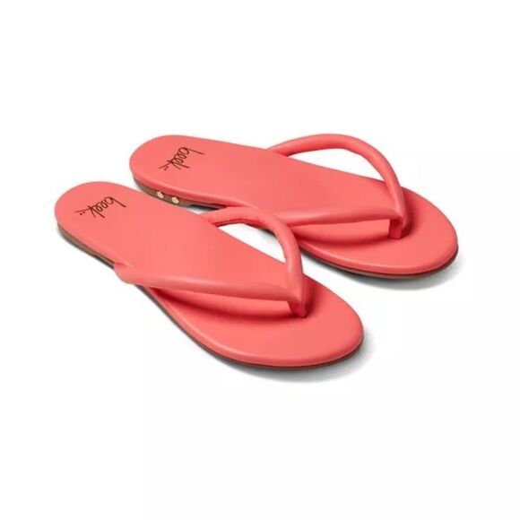 Beek Sunbird Watermelon Pink Thong Sandals Flats 8 Flip Flops - Picture 1 of 9